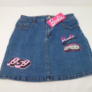 New Girls Barbie Denim Skirt Size 12